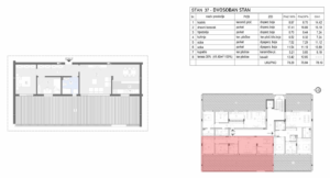 Povučena etaža dvosoban stan STAN-37