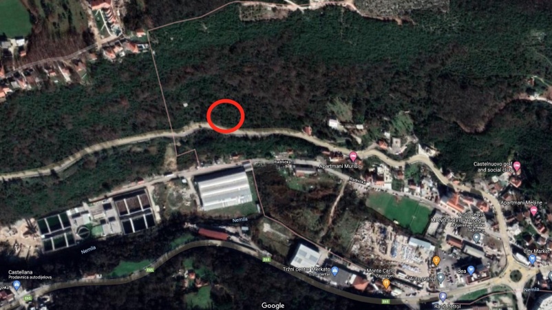 prodaja, zemljište, Crna Gora, Herzeg Novi, Meljine, građevinsko zemljište