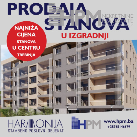 prodaja, stan, stanovi u izgradnji, novogradnja, Trebinje Centar