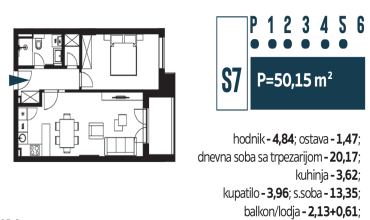 prodaja, stan, stan u izgradnji, apartman, Luč, Trebinje