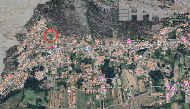 prodaja, parcela, plac, građevinski plac, Zasad, Trebinje