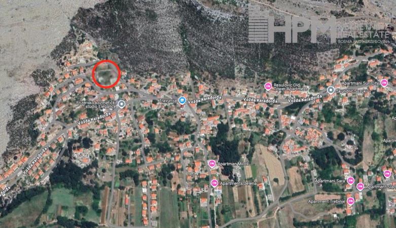 prodaja, parcela, plac, građevinski plac, Zasad, Trebinje
