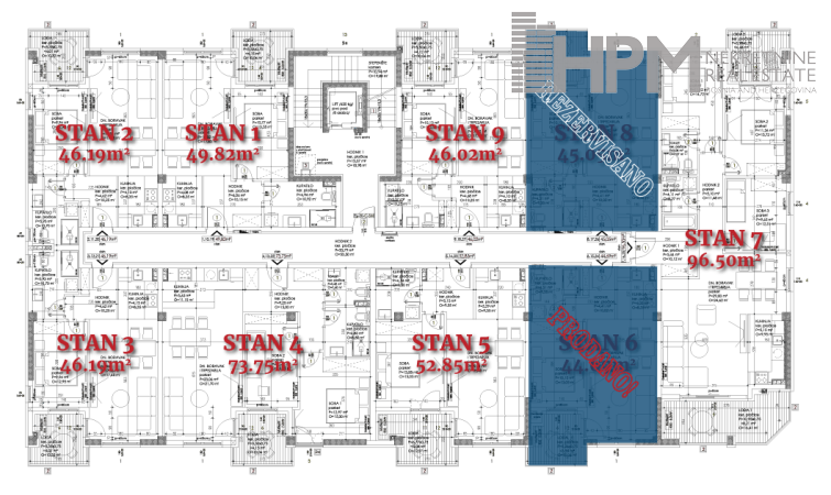 prodaja, stanovi, stanovi u izgradnji, Trebinje