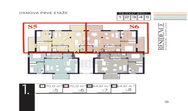 prodaja, stan, dvosoban stan, Grad Sunca, Trebinje prodaja, stan, dvosoban stan, Grad Sunca, Trebinje