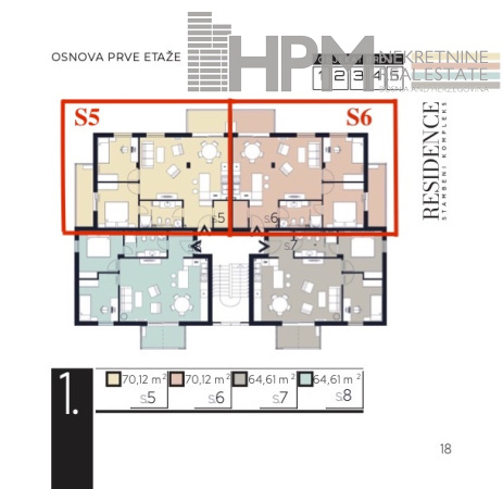 prodaja, stan, dvosoban stan, Grad Sunca, Trebinje